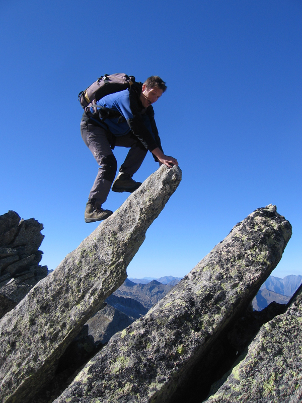 Guigui facetieux Pic pres puntussan Ariege